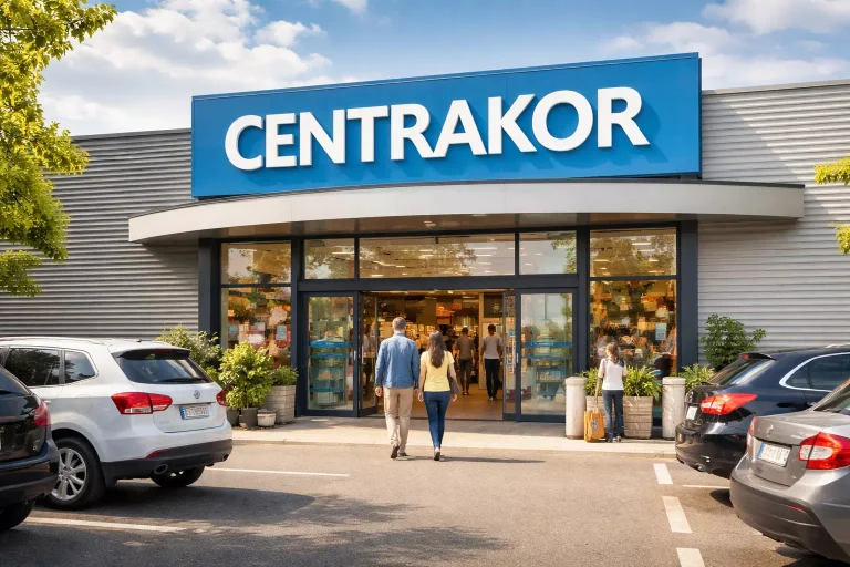 Horaire d’ouverture d’un magasin Centrakor avec entrée et clients en journée