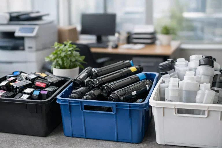 Recyclage des cartouches et toners d’impression en entreprise avec le dispositif Conibi