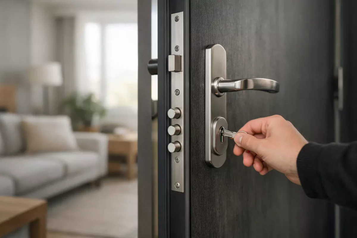 comment ouvrir une porte d’entrée 5 points bloquée sans endommager la serrure