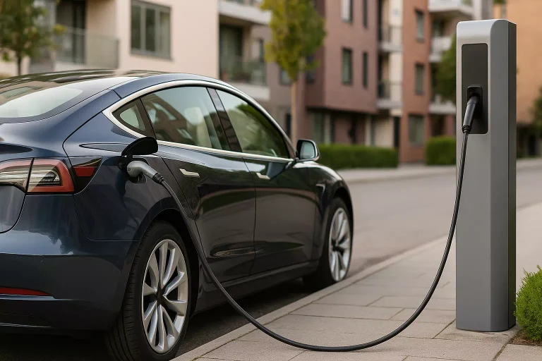 Prix de la recharge d’une voiture électrique sur borne avec véhicule branché