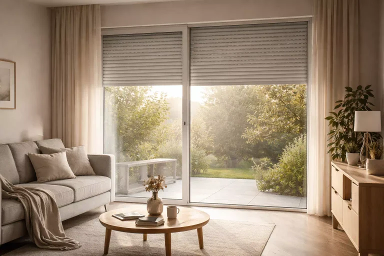 moteur volet roulant silencieux ouverture volet confort acoustique maison moderne